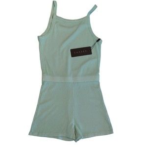 Chaser Tank Style Romper Girls Sz 6 Mint Green